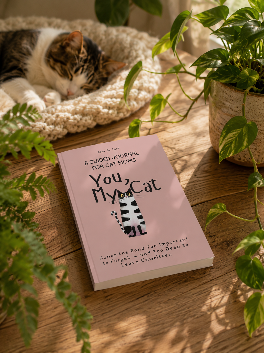 You, My Cat — a guided journal for cat moms by Aeva D. Lane