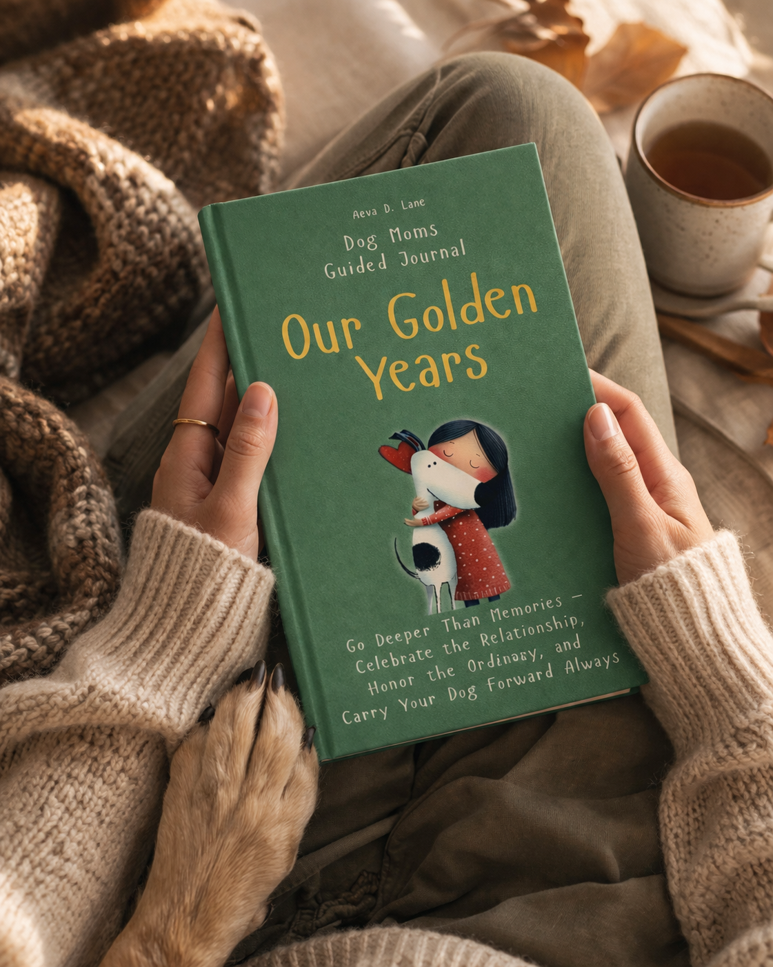 Our Golden Years journal with dog mom